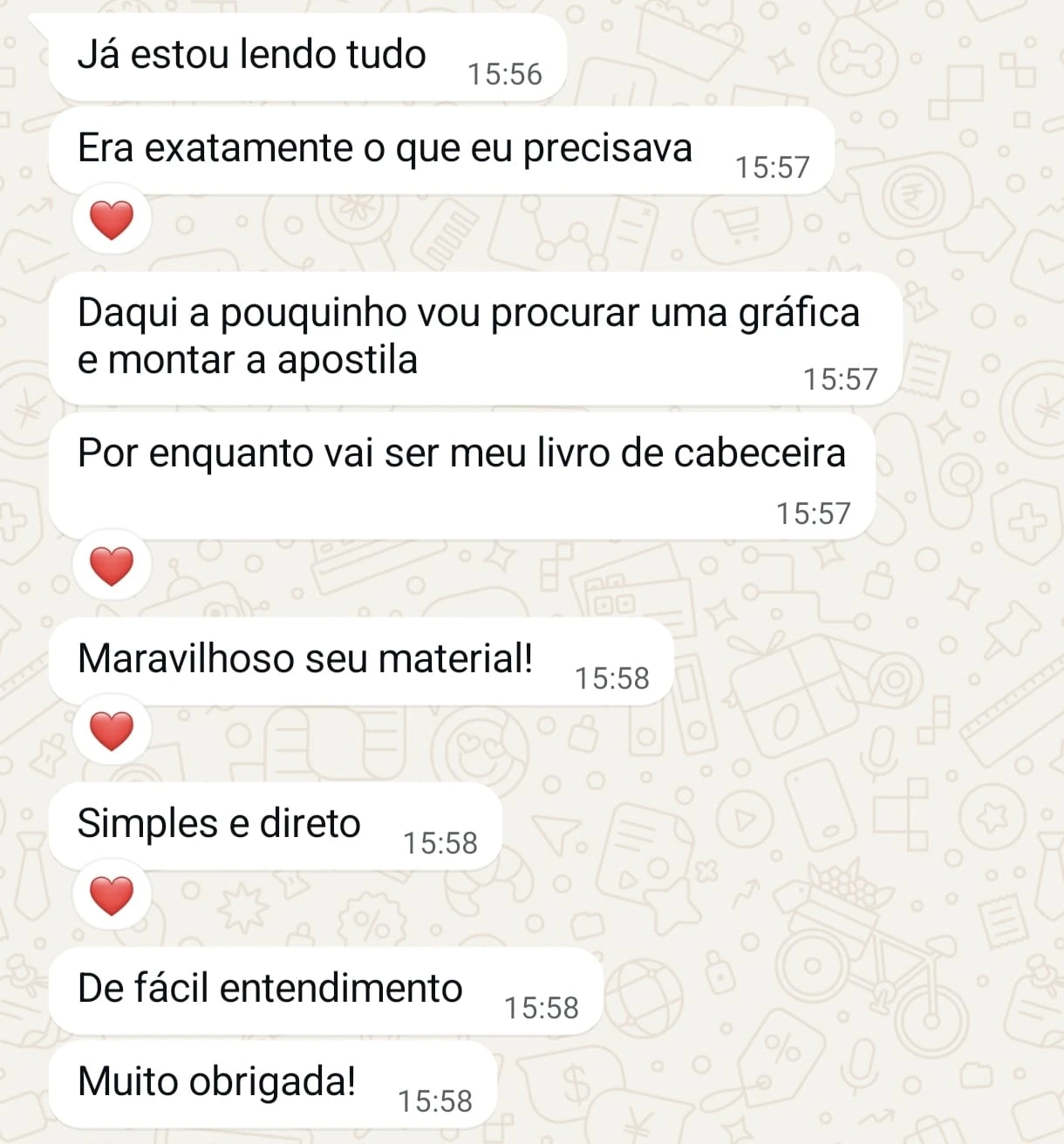 Depoimento de profissional sobre os 150 exercícios terapêuticos