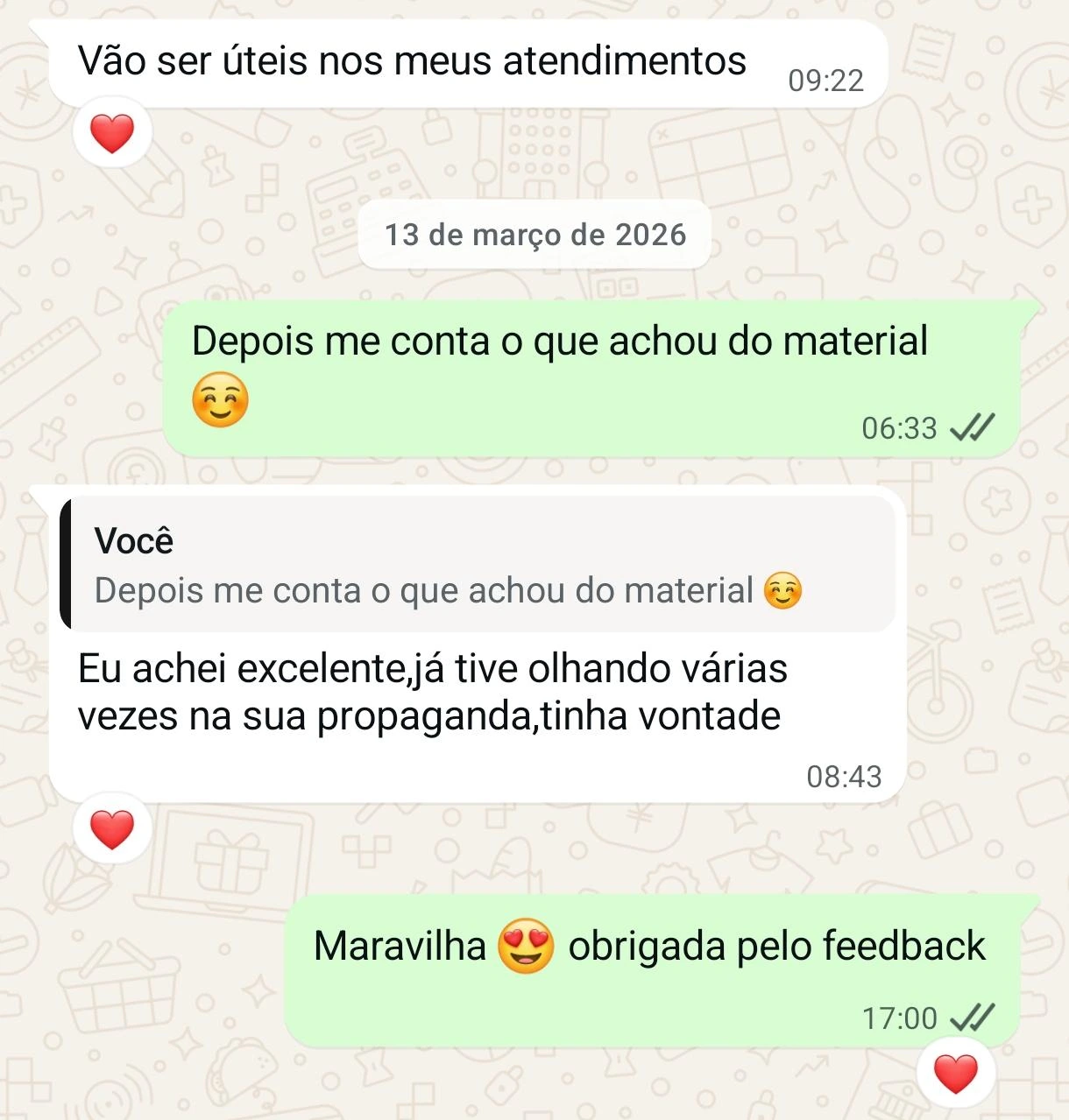 Depoimento de profissional sobre os 150 exercícios terapêuticos